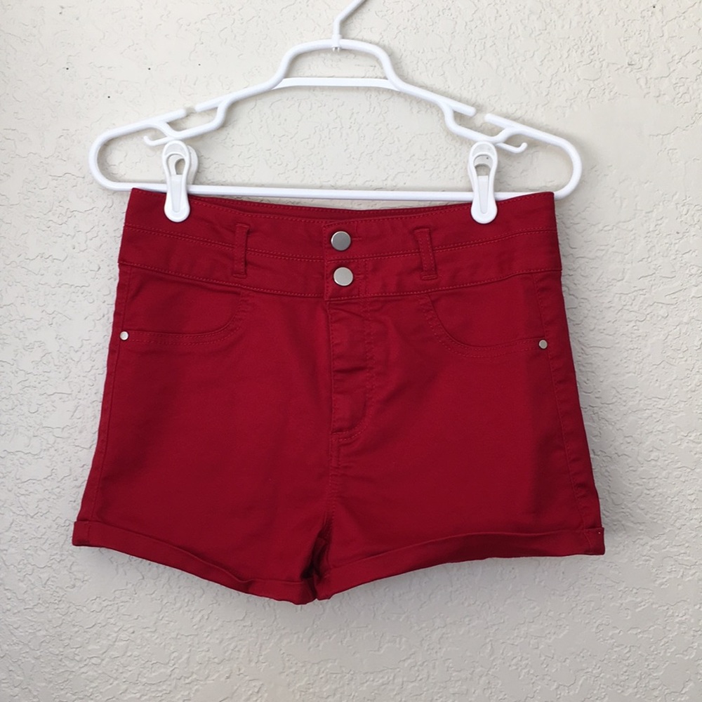 Red shorts